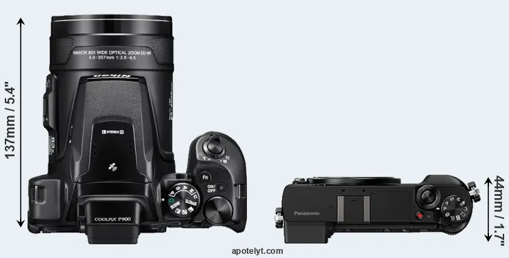 Compare P900 versus GX80 top