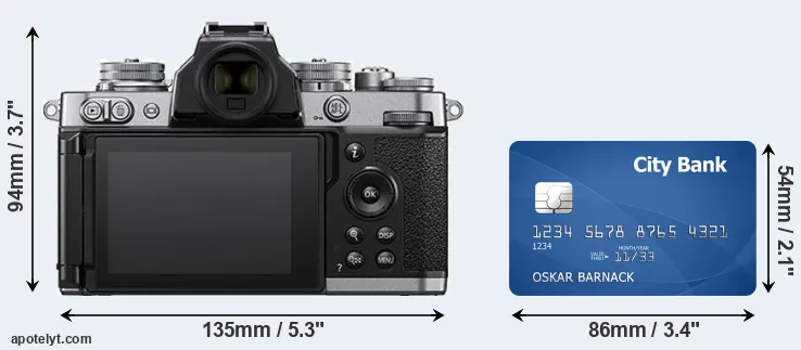 Z fc and credit card rear side