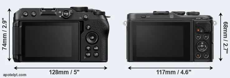 Comparison Z30 or E-PL10 rear