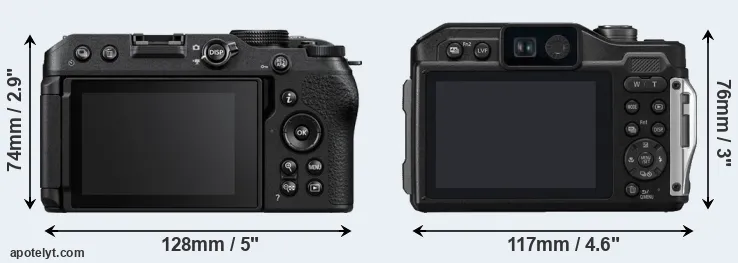 Comparison Z30 or TS7 rear