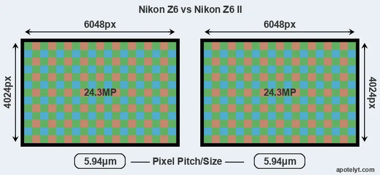 Z6 versus Z6 II MP