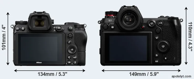 Comparison Z6 or S1 rear