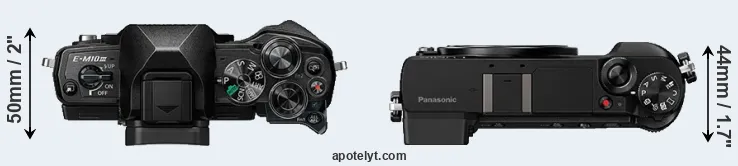 Compare E-M10 III versus GX80 top