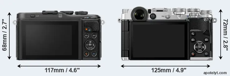 Comparison E-PL10 or PEN-F rear