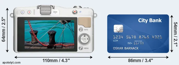 E-PM2 and credit card rear side