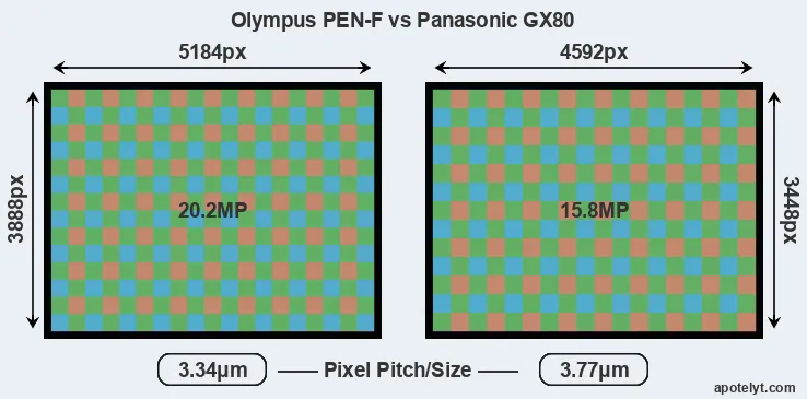 PEN-F versus GX80 MP