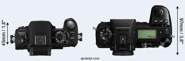 Compare G1 versus S1 top