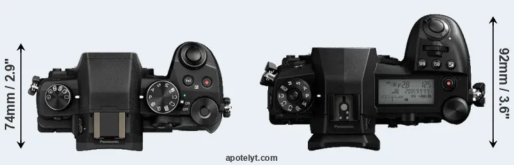 Compare G80 versus G9 top