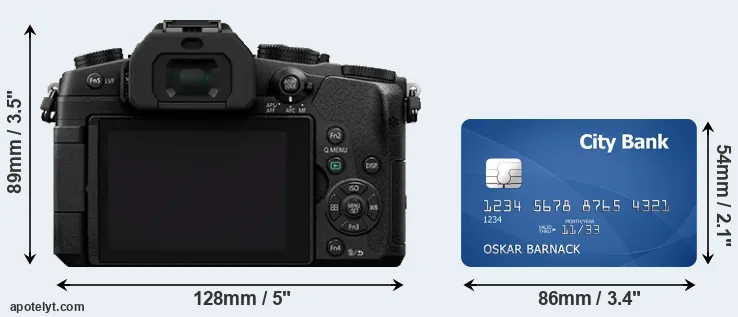 G85 and credit card rear side