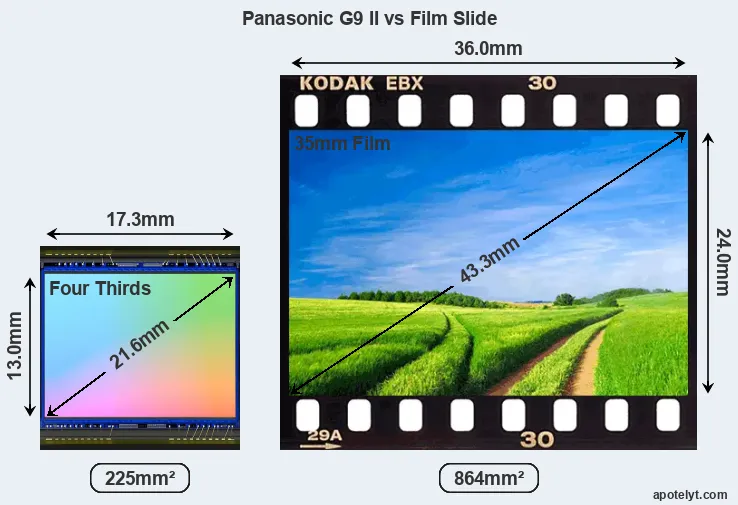 Panasonic G9 II sensor measures