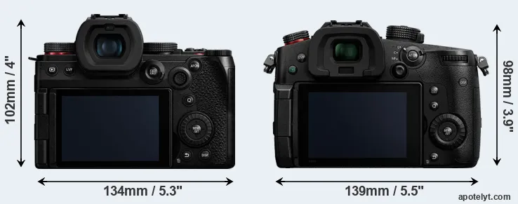 Comparison G9 II or GH5 II rear