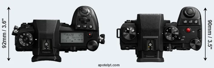 Compare G9 versus G9 II top