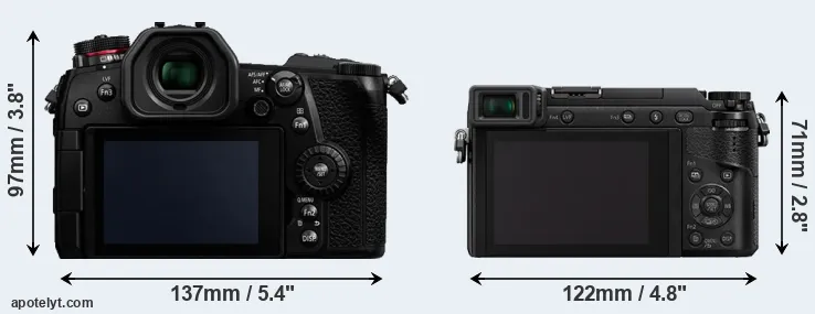 Comparison G9 or GX80 rear
