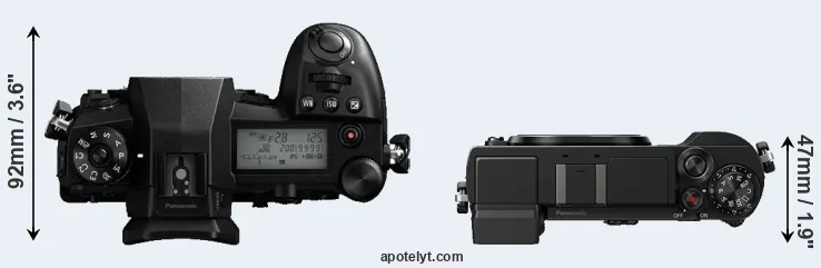Compare G9 versus GX9 top