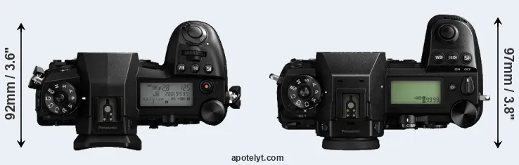 Compare G9 versus S1 top