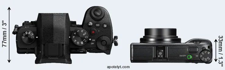 Compare G90 versus GR III top