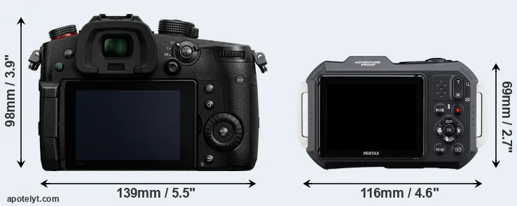Comparison GH5 II or WG-1000 rear