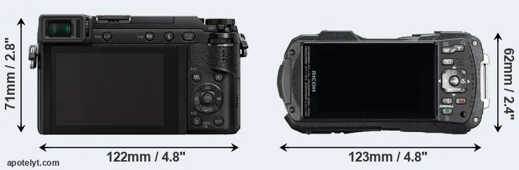 Comparison GX80 or WG-60 rear