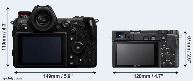 Comparison S1R or A6100 rear