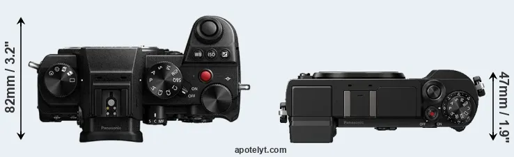 Compare S5 versus GX9 top