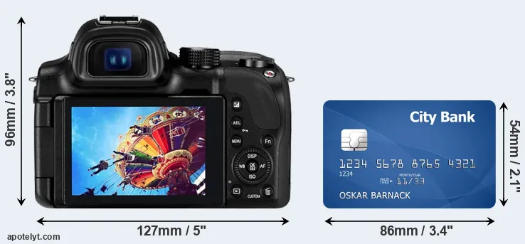NX30 and credit card rear side