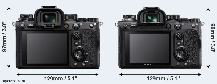 Comparison A1 or A9 II rear