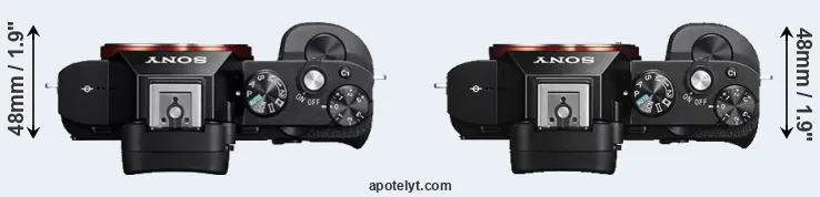 Compare A7 versus A7S top