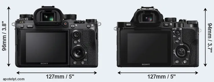 Comparison A9 or A7S rear