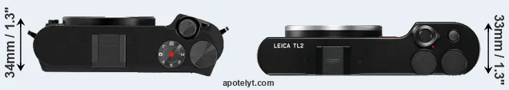 Compare M1 versus TL2 top